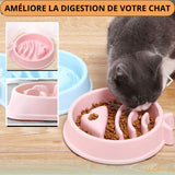 Gamelle anti glouton chat | Fishy™ chat doux